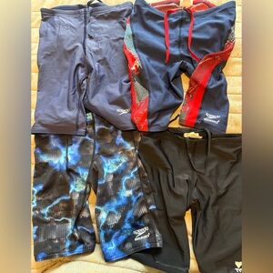 Boys Swim Jammer Lot (Size 26) -3 Speedo, 1 TYR Jammer. Gently used.